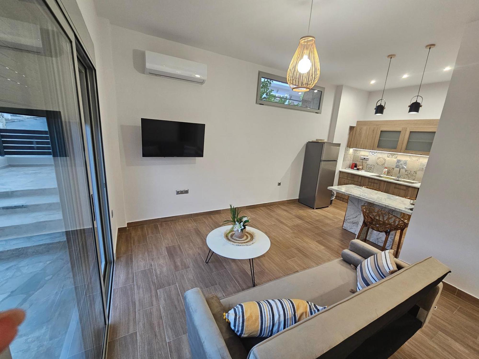 Cute Corner Apartment Khalkoutsion Екстериор снимка